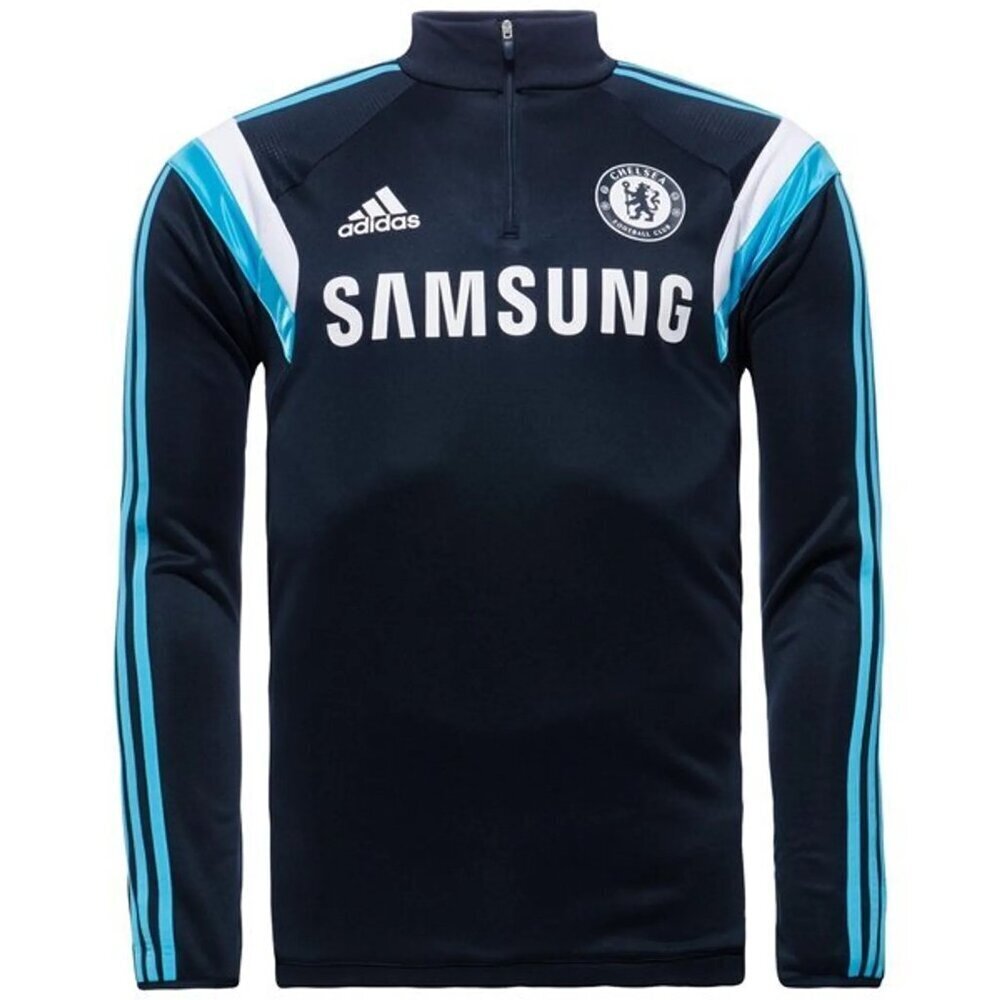Adidas Chelsea Mens SS Home 2015/16 Track Top Navy/Blue